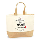 Sac Jute Fête des Mères Fêtes des Pères Mamie Papi Famille Idée Cadeau anniversaire Noël Travail Boulot Métier Départ Retraite Collègue Femme Homme