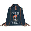 sac a dos bleu coton recycle avec pochette idee cadeau originale pour collegue ami prof ou membre de la famille cadeau mixte noel anniversaire secret santa ou depart au travail sac leger pratique et ecologique design breton moderne
