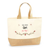 Sac Jute Fête des Mères Fêtes des Pères Mamie Papi Famille Idée Cadeau anniversaire Noël Travail Boulot Métier Départ Retraite Collègue Femme Homme