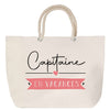 Sac Fête des Mères Mamie Famille Idée Cadeau anniversaire Noël Travail Boulot Métier Départ Retraite Collègue Femme cabas shopping plage