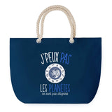 Sac de plage Bleu anse corde J'peux Pas Astrologie