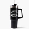 Mug isotherme Noir Escaladeuse Superwoman