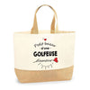Sac Jute Fête des Mères Fêtes des Pères Mamie Papi Famille Idée Cadeau anniversaire Noël Travail Boulot Métier Départ Retraite Collègue Femme Homme
