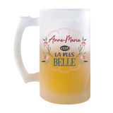 Chope de bière personnalisé, idée cadeau pour maman, femme ou collègue. Parfait pour Noël, anniversaire, fête des mères ou Secret Santa.