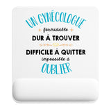 Tapis de souris ergonomique avec repose-poignet, accessoire bureau pour femme et homme, fête des pères, cadeau pas cher, idée cadeau fête des mères, secret santa, départ à la retraite, télétravail et gaming