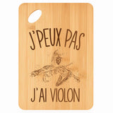 Planche bambou gravée personnalisée femme idée cadeau Fête des Mères apéro 30×20 prénom cuisine plateau fromage anniversaire noel maman mamie