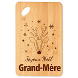 Planche à découper Joyeux noël Grand-Mère cerf
