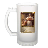 fete des peres papa carte geek gamer cadeau anniversaire noel chope verre à bière cervoise