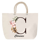 Sac Fête des Mères Mamie Famille Idée Cadeau anniversaire Noël Travail Boulot Métier Départ Retraite Collègue Femme cabas shopping plage