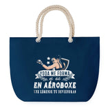 Sac de plage Bleu anse corde Aéroboxe Légende Humour Geek