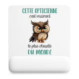Tapis de souris ergonomique avec repose-poignet, accessoire bureau pour femme et homme, fête des pères, cadeau pas cher, idée cadeau fête des mères, secret santa, départ à la retraite, télétravail et gaming