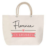 Sac Fête des Mères Mamie Famille Idée Cadeau anniversaire Noël Travail Boulot Métier Départ Retraite Collègue Femme cabas shopping plage