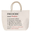 Sac Fête des Mères Mamie Famille Idée Cadeau anniversaire Noël Travail Boulot Métier Départ Retraite Collègue Femme cabas shopping plage
