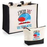 Cabas homme ou femme sac plage ou shopping tote bag pochette trousse Idée cadeau original pour anniversaire Noël travail départ retraite collègue famille fete des mères fetes des pères papa maman mamie papi