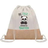 Sac Fête des Pères Papi Papa Cadeau anniversaire Noël Travail Boulot Métier Départ Retraite Collègue Homme cabas shopping plage