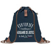sac a dos femme bleu coton recycle avec pochette cadeau original pour collegue amie prof ou soeur idee cadeau femme noel anniversaire secret santa ou depart a la retraite sac pratique chic et ecoresponsable design breton elegant