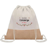 Sac Fête des Mères Mamie Maman Cadeau anniversaire Noël Travail Métier Départ Retraite Collègue Femme cabas shopping plage
