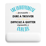 Tapis de souris ergonomique avec repose-poignet, accessoire bureau pour femme et homme, fête des pères, cadeau pas cher, idée cadeau fête des mères, secret santa, départ à la retraite, télétravail et gaming