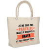 Sac Fête des Mères Mamie Famille Idée Cadeau anniversaire Noël Travail Boulot Métier Départ Retraite Collègue Femme cabas shopping plage
