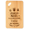 Planche à découper cadeau Noël famille amis papa maman mamie papi, idée cadeau apéro et cuisine, Secret Santa