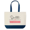 Sac de shopping bleu Dentiste en Vacances