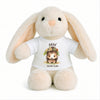 Doudou Bébé Lapin Anae Bouille Hérisson Gaze de Coton Cadeau Baby Shower