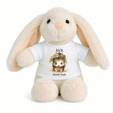 Doudou Bébé Lapin Ava Bouille Hérisson Gaze de Coton Cadeau Baby Shower
