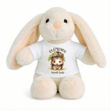Doudou Bébé Lapin Clemence Bouille Hérisson Gaze de Coton Cadeau Baby Shower