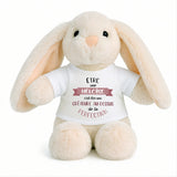 Doudou Bébé Lapin Heloise Créature Parfaite Gaze de Coton Cadeau Baby Shower