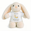 Doudou Bébé Lapin Heloise Dodo Mouton Gaze de Coton Cadeau Baby Shower