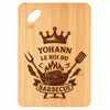 Planche bambou gravée personnalisée homme idée cadeau Fête des Pères apéro 30×20 prénom cuisine plateau fromage anniversaire noel papa papi 