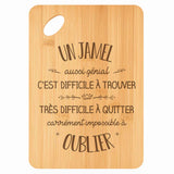 Planche bambou gravée personnalisée homme idée cadeau Fête des Pères apéro 30×20 prénom cuisine plateau fromage anniversaire noel papa papi 