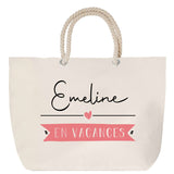 Sac Fête des Mères Mamie Famille Idée Cadeau anniversaire Noël Travail Boulot Métier Départ Retraite Collègue Femme cabas shopping plage