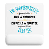 Tapis de souris ergonomique avec repose-poignet, accessoire bureau pour femme et homme, fête des pères, cadeau pas cher, idée cadeau fête des mères, secret santa, départ à la retraite, télétravail et gaming