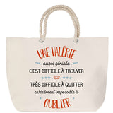 Sac Fête des Mères Mamie Famille Idée Cadeau anniversaire Noël Travail Boulot Métier Départ Retraite Collègue Femme cabas shopping plage