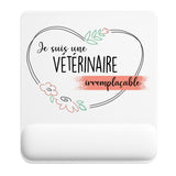 Tapis de souris ergonomique avec repose-poignet, accessoire bureau pour femme et homme, fête des pères, cadeau pas cher, idée cadeau fête des mères, secret santa, départ à la retraite, télétravail et gaming