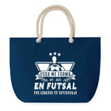 Sac de plage Bleu anse corde Futsal Légende Humour Geek