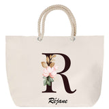 Sac Fête des Mères Mamie Famille Idée Cadeau anniversaire Noël Travail Boulot Métier Départ Retraite Collègue Femme cabas shopping plage
