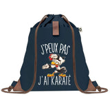 sac a dos bleu coton recycle avec pochette idee cadeau originale pour collegue ami prof ou membre de la famille cadeau mixte noel anniversaire secret santa ou depart au travail sac leger pratique et ecologique design breton moderne