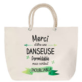Sac Fête des Mères Mamie Famille Idée Cadeau anniversaire Noël Travail Boulot Métier Départ Retraite Collègue Femme cabas shopping plage