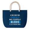Sac de plage Bleu anse corde Alexis Parfait