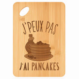 Planche bambou gravée personnalisée femme homme idée cadeau Fête des Mères Fête des Pères apéro papa maman prénom cuisine plateau fromage