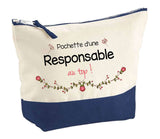 Pochette Trousse Fête des Mères Fêtes des Pères Mamie Papi Famille Idée Cadeau anniversaire Noël Travail Boulot Métier Départ Retraite Collègue Femme Homme