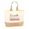 Sac Jute Fête des Mères Fêtes des Pères Mamie Papi Famille Idée Cadeau anniversaire Noël Travail Boulot Métier Départ Retraite Collègue Femme Homme