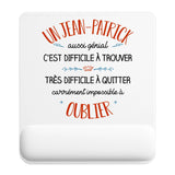 Tapis de souris ergonomique avec repose-poignet, accessoire bureau pour femme et homme, fête des pères, cadeau pas cher, idée cadeau fête des mères, secret santa, départ à la retraite, télétravail et gaming