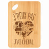 Planche bambou gravée personnalisée femme homme idée cadeau Fête des Mères Fête des Pères apéro papa maman prénom cuisine plateau fromage