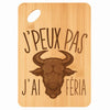 Planche bambou gravée personnalisée femme homme idée cadeau Fête des Mères Fête des Pères apéro papa maman prénom cuisine plateau fromage