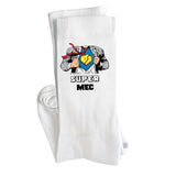 Chaussettes originales en coton, idée cadeau drôle tendance mère maman papa père mamie papi anniversaire noel 