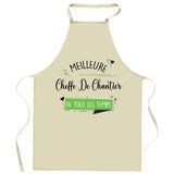 Cadeau Cuisinier cuisinière mère maman papa père mamie papi Vêtement Blouse de protection Barbecue Jardinage Tablier de Travail Tâches ménagères 