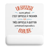 Tapis de souris ergonomique avec repose-poignet, accessoire bureau pour femme et homme, fête des pères, cadeau pas cher, idée cadeau fête des mères, secret santa, départ à la retraite, télétravail et gaming